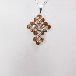 Pendant 30cm - Proserpine-Silver Chain - Pendant 30cm - Laiton argenté